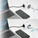 ACT Stekkerdoos Kubus | 3 Stopcontacten | USB-A & USB-C | 30W | 1,5 m | Wit