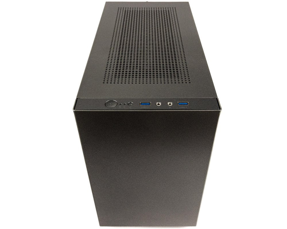 YOURS GREEN, AMD Ryzen 5 5500GT, 16GB RAM, 1TB SSD, HDMI, Windows 11 Professional, Small Form Factor Behuizing — van bovenaf
