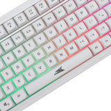 Baracuda ORCA RGB | Bekabeld Gaming Toetsenbord inclusief Muis | QWERTY | Wit
