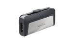 SanDisk Ultra Dual Drive USB Type-C | 128GB USB Flash Drive | USB Type-A / USB Type-C 3.2 Gen 1 (3.1 Gen 1) | Zwart, Zilver