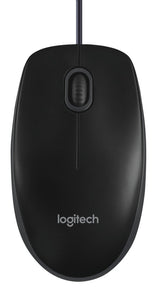Logitech B100 | Bedrade Muis | Links- en Rechtshandig | USB-A | 800 DPI | Zwart