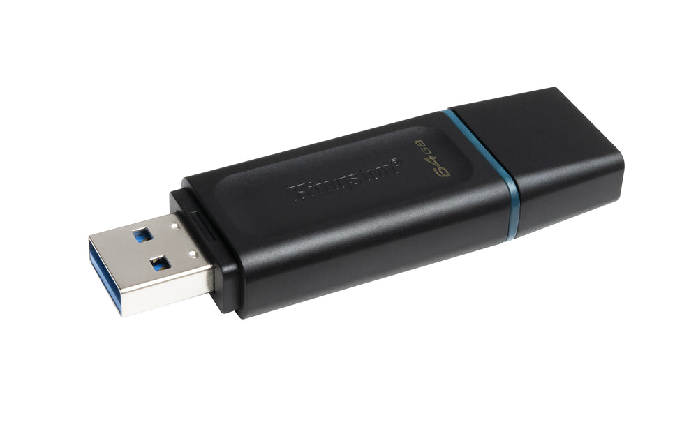 Kingston DataTraveler Exodia | 64GB USB-A 3.2 Flash Drive | Zwart