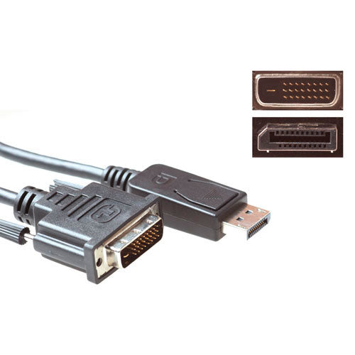 ACT AK3995 | DisplayPort naar DVI Kabel | Male - DVI Male