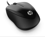 HP 1000 | Bekabelde Muis | Links- en Rechtshandig | 1000 DPI | Zwart