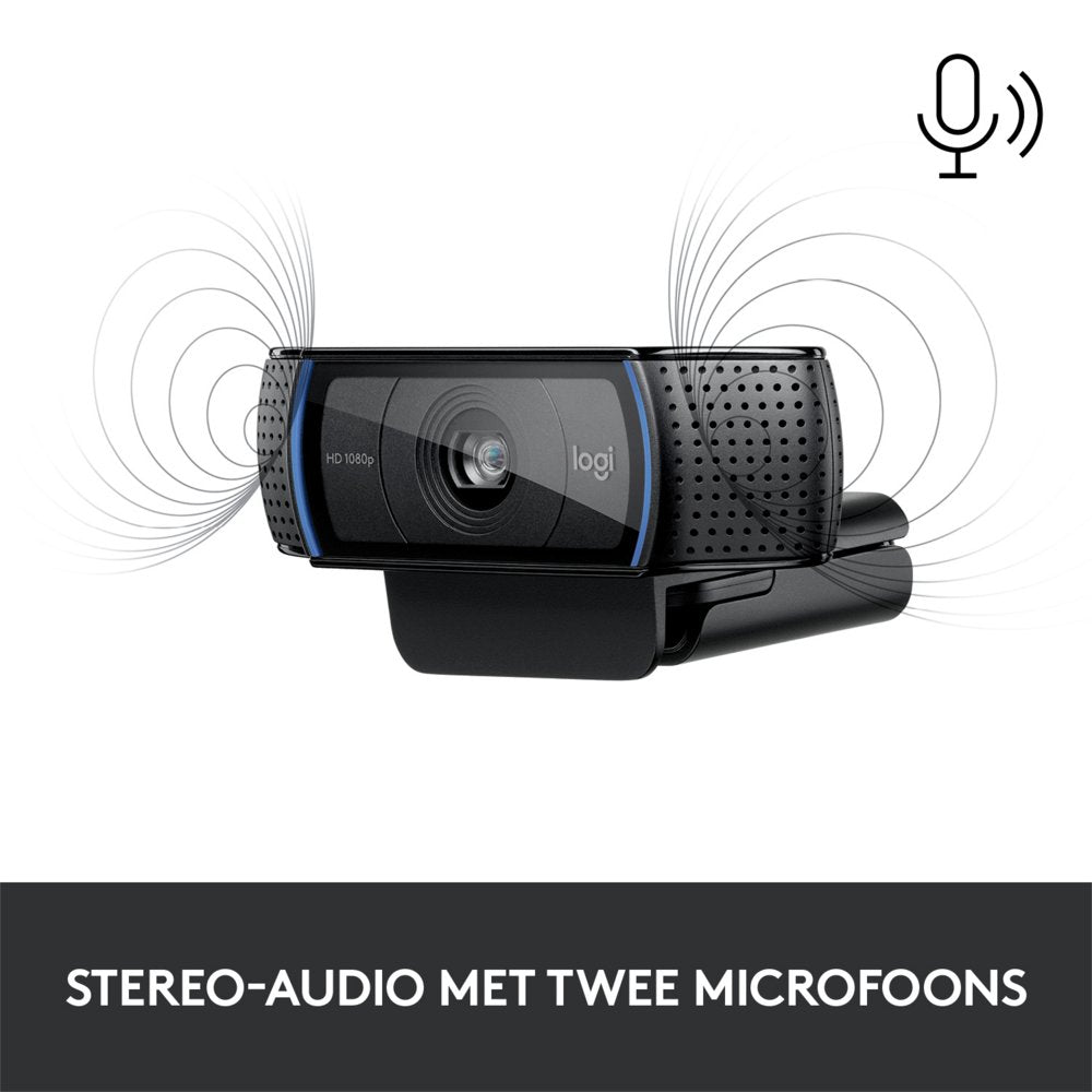 Logitech C920s PRO | 1080p 30FPS USB Webcam met Microfoon