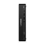 Lenovo ThinkCentre M70q G6, Intel Core Ultra 5 225T, 16GB DDR5, 512GB SSD, W11 Pro, Mini PC, Zwart — achterzijde