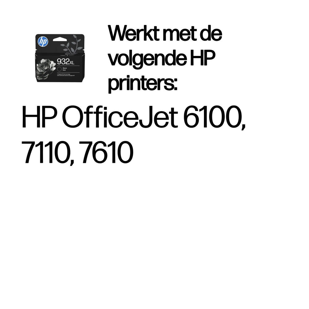 HP 932XL | Originele High-Capacity Zwarte Inktcartridge