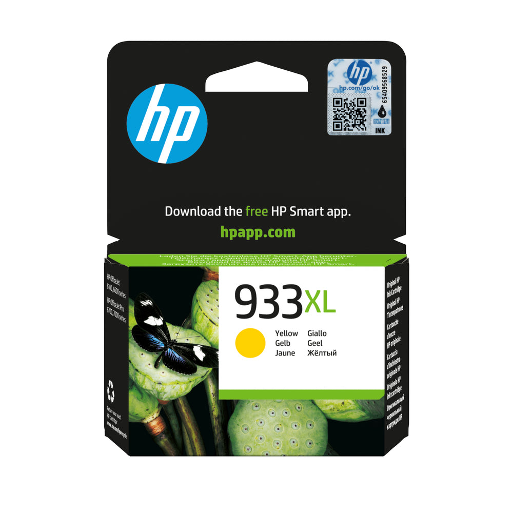 HP 933XL | Originele High-Capacity Gele Inktcartridge