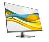 HP Series 5 527da, 27" Full HD IPS 100Hz Monitor, Zwart — zijaanzicht