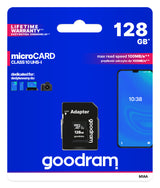 Goodram M1AA | 128GB MicroSDXC Geheugenkaart | UHS-I Klasse 10
