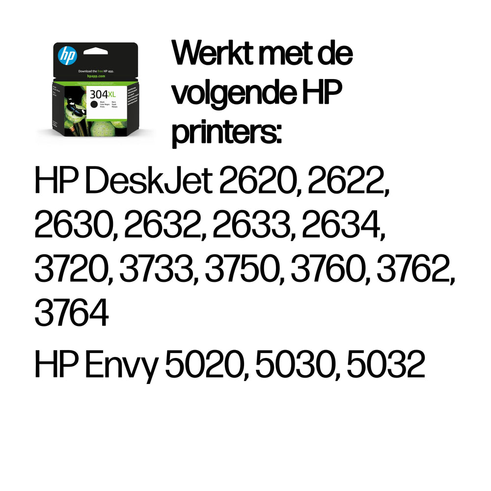 HP 304XL | Originele Zwarte Inktcartridge