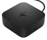 HP USB-C 100W G6, USB-C Docking Station, 100W Power Delivery, Zwart — achterzijde