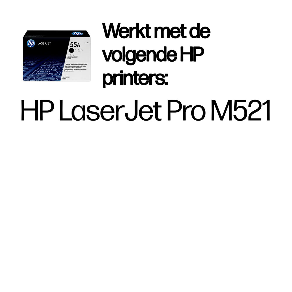 HP 55A (CE255A) | Tonercartridge | Origineel | Zwart | LaserJet