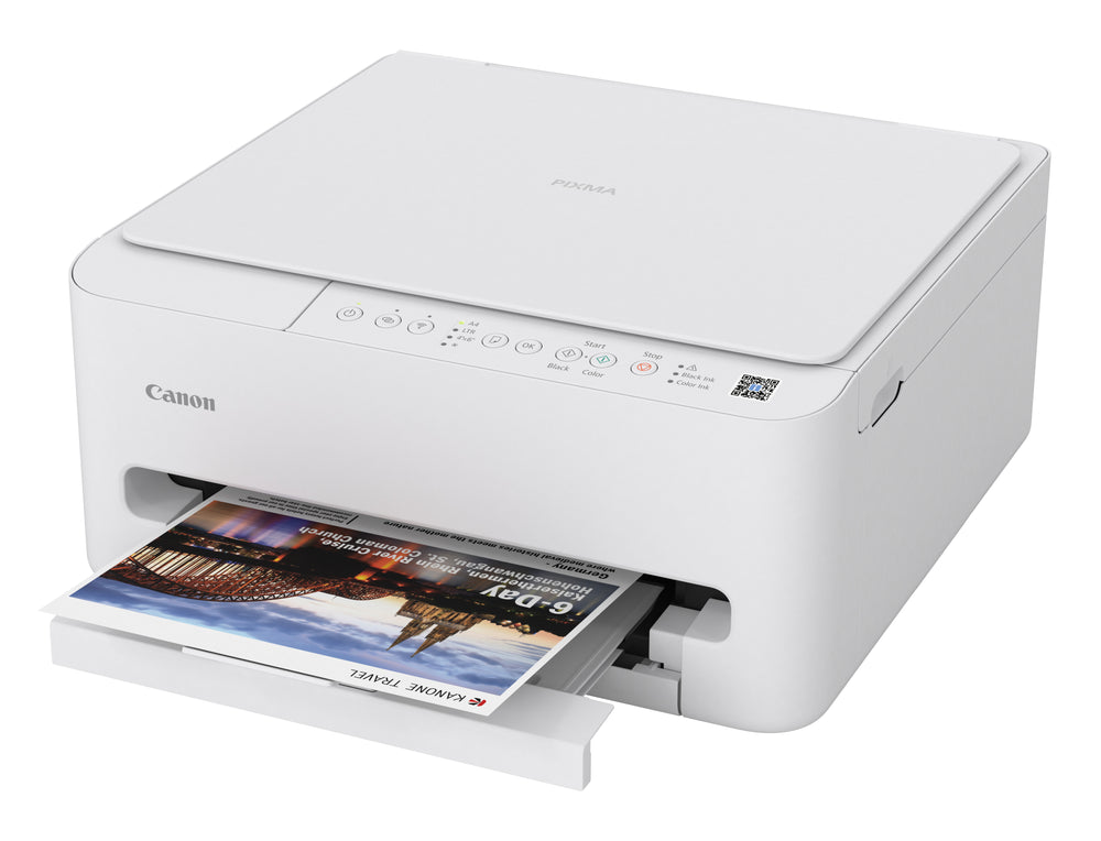 Canon PIXMA TS4150i | Inkjet All-in-One Kleurenprinter | A4 | 1200 x 1200 DPI | Wifi | Printen Kopiëren Scannen | Wit