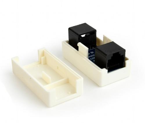Gembird kabel-tussenstuk | RJ-45 female | Wit | NCA-LC6-01