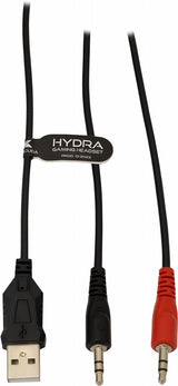 Baracuda HYDRA RGB Rainbow | Gaming Headset 3,5mm & USB | Zwart