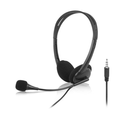 ACT AC9330 | On-Ear Headset met Microfoon | Zwart