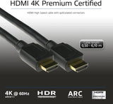 ACT AK3943 | 1,5 m HDMI Kabel | HDMI Type A naar Type A | Zwart