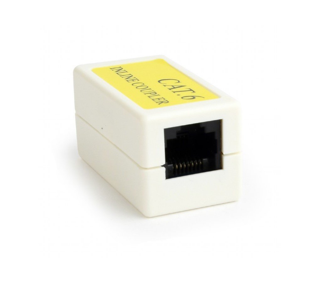 Gembird kabel-tussenstuk | RJ-45 female | Wit | NCA-LC6-01