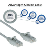 ACT netwerkkabel | Cat6 | U/UTP (UTP) | 1,5 m | Grijs | DC9051