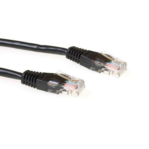 ACT netwerkkabel | Cat6 | U/UTP (UTP) | 3 m | Zwart