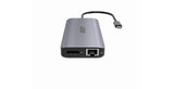 Acer 12-in-1 USB-C Docking Station, Dual HDMI, DisplayPort, Gigabit Ethernet, USB 3.2 Gen 1 — achterzijde