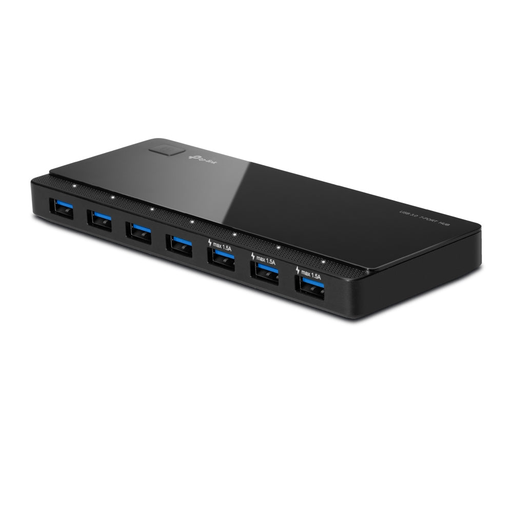 TP-LINK UH700 | USB 3.2 Gen 1 (3.1 Gen 1) Micro-B Hub | 5000 Mbit/s | Zwart