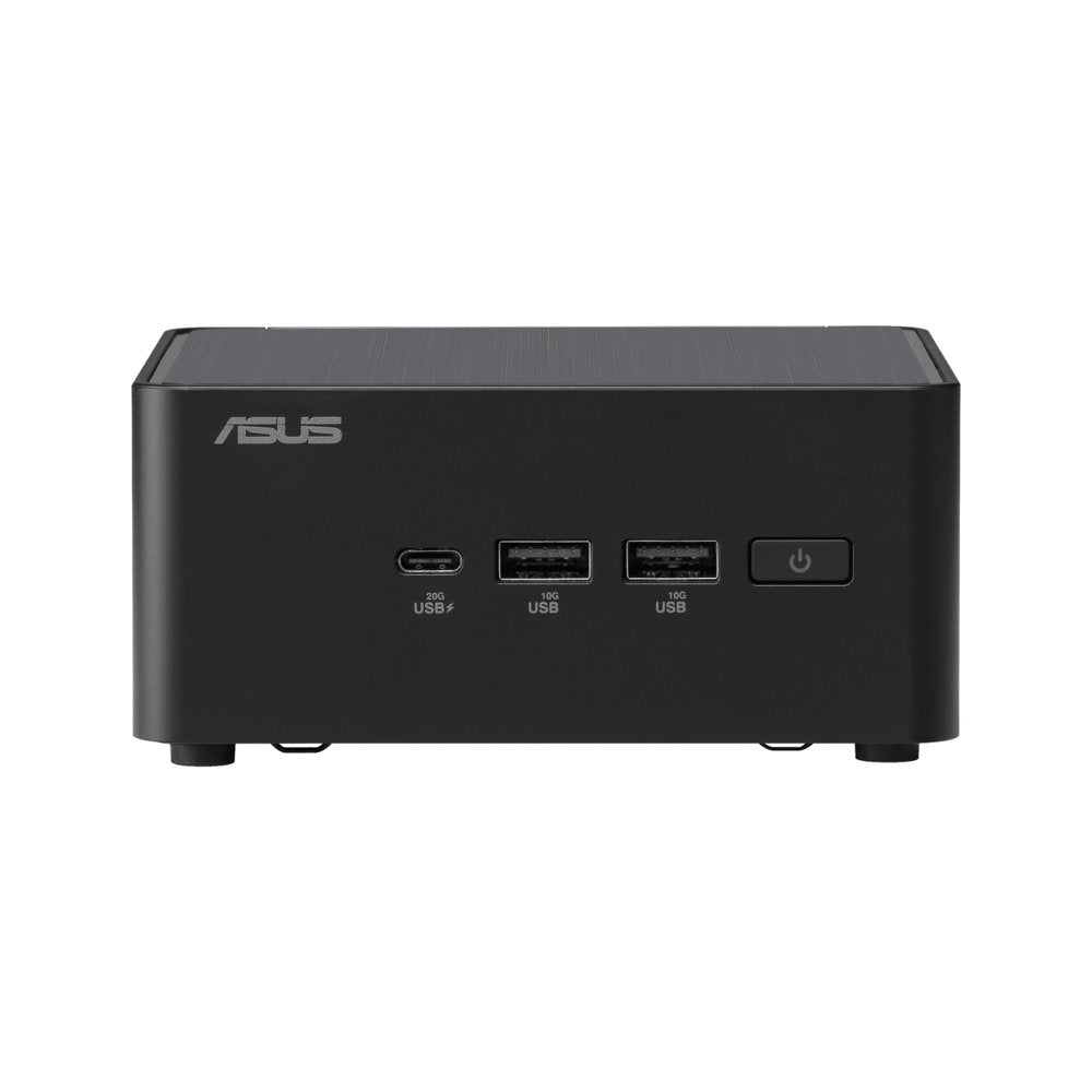 ASUS NUC 14 Pro UCFF Barebone Desktopcomputer, Intel Core 3 100U, Zonder DDR5-geheugen, opslag en besturingssysteem, REFURBISHED BRONZE — vooraanzicht