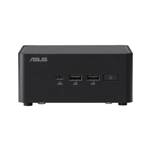 ASUS NUC 14 Pro UCFF Barebone Desktopcomputer, Intel Core 3 100U, Zonder DDR5-geheugen, opslag en besturingssysteem, REFURBISHED BRONZE — vooraanzicht