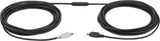 Logitech GROUP 10m Extender Cable 939-001487 | Mini-DIN-6 | Voor grote vergaderruimtes | Zwart