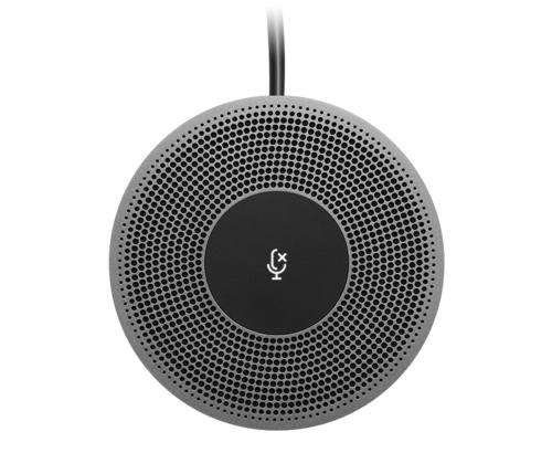 Logitech Expansion Mic for MeetUp | Uitbreidingsmicrofoon | Beamforming | Snoerlengte 6 m | Zwart/Grijs