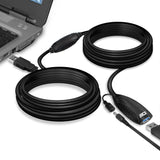 ACT AC6110 | USB 2.0 Booster | 10m | Zwart