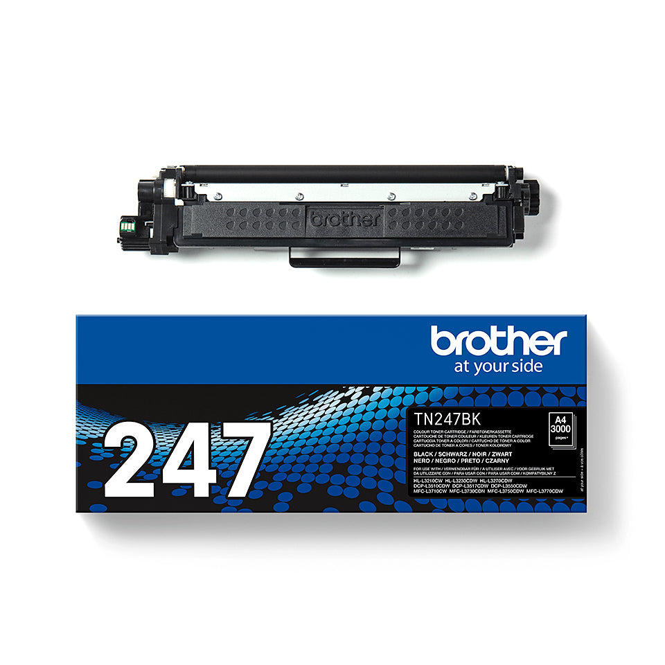 Brother TN-247BK | Tonercartridge | Origineel | Zwart | 1 stuk