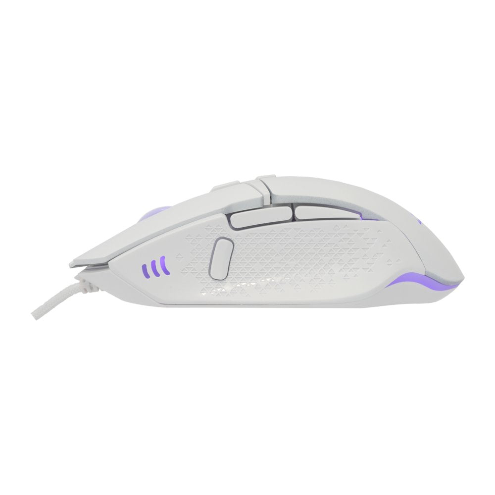 Baracuda RAPTOR RGB | Bedrade Gaming Muis | USB-A | 6400 DPI | Wit