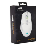 Baracuda RAPTOR RGB | Bedrade Gaming Muis | USB-A | 6400 DPI | Wit