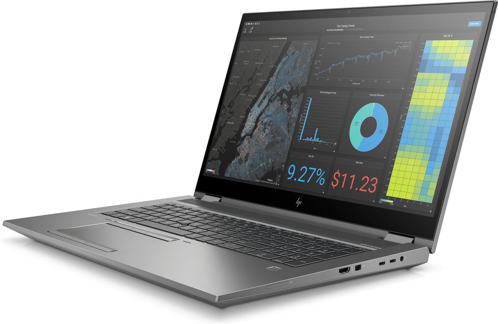 HP ZBook Fury 17 G7 refurbished laptop, 17,3" Full HD — aanzicht 2