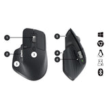 Logitech MX Keys Combo for Business Gen 2 | Draadloze Toetsenbord- en Muis-combo | RF / Bluetooth | QWERTY US International | Grafiet