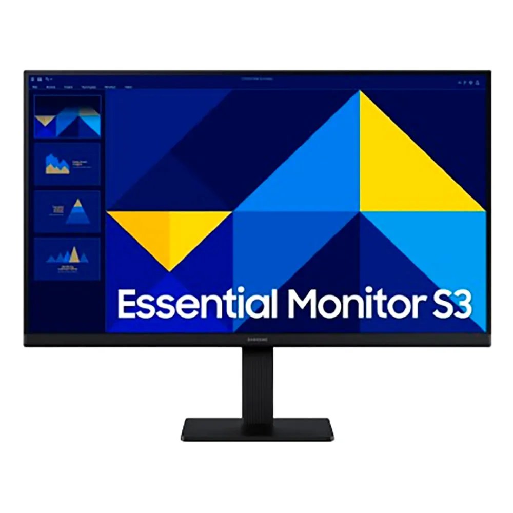 Samsung Essential S30GD, 27" Full HD IPS, 100Hz, HDMI, Monitor — zijaanzicht