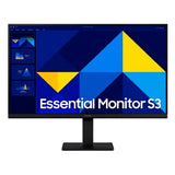 Samsung Essential S30GD, 27" Full HD IPS, 100Hz, HDMI, Monitor — zijaanzicht