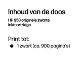 HP 953 | Originele Zwarte Inktcartridge