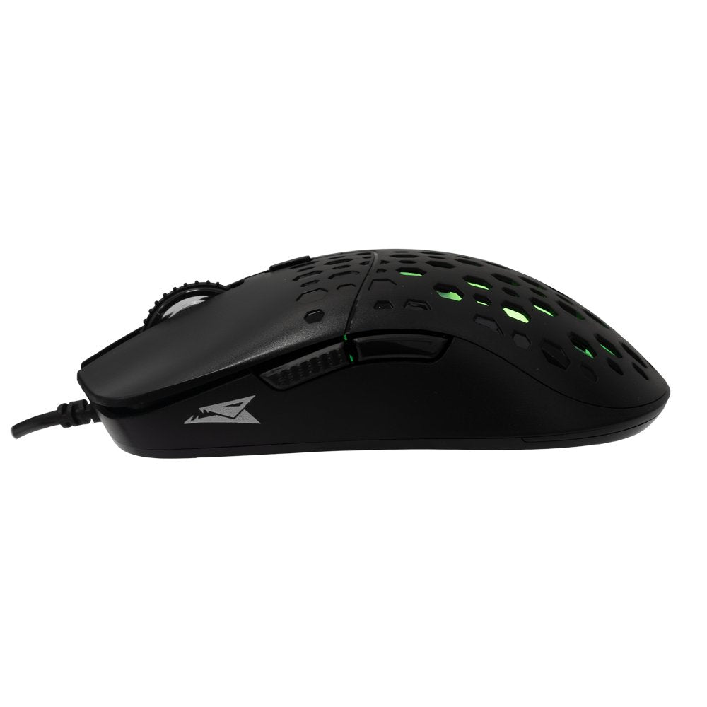 Baracuda OCTOPUS RGB | Bekabelde Gaming Muis | Rechtshandig | USB-A | 3600 DPI | Zwart