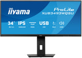 iiyama ProLite XUB3493WQSU-B6 | 34" Ultrawide IPS Monitor | 3440x1440 UWQHD | 120Hz | LED | Zwart