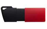 Kingston DataTraveler Exodia M | 128GB USB-A 3.2 Flash Drive | Zwart/Rood