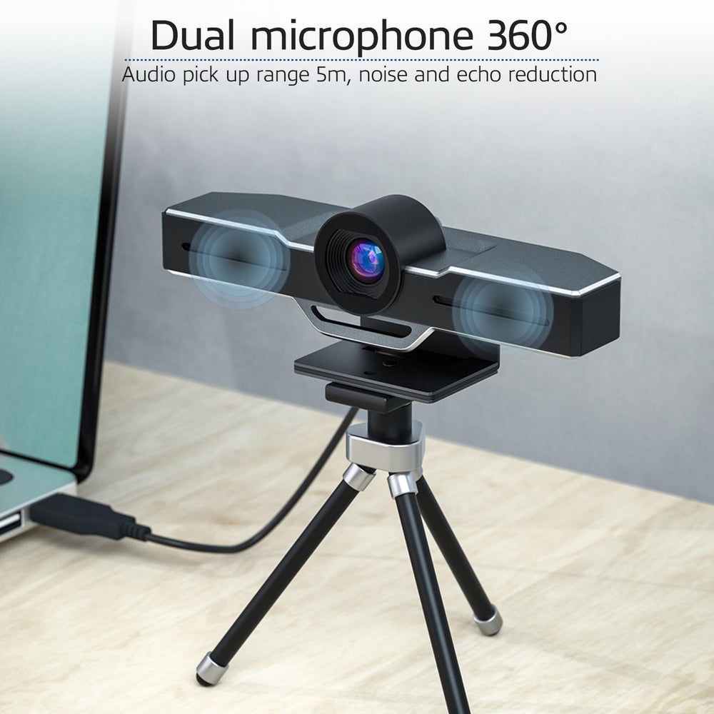 ACT AC7990 Full HD Conferentiecamera | 105° Kijkhoek | 2 Microfoons | USB | EPTZ