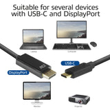 ACT AC7325 | USB-C naar DisplayPort Kabel | 2 m | Zwart