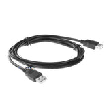 ACT AC3040 | USB 2.0 Kabel | USB-A naar USB-A | 1.8m | Zwart