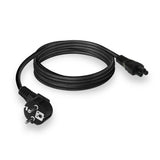 ACT AC3310 | Elektriciteitssnoer | 2 Meter | CEE7/7 naar C5 Stekker (3-Pin) | Zwart