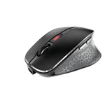 Cherry MW 8C Ergo | Ergonomische Draadloze Muis | Links- en Rechtshandig | RF + Bluetooth | 3200 DPI | Zwart/Grijs