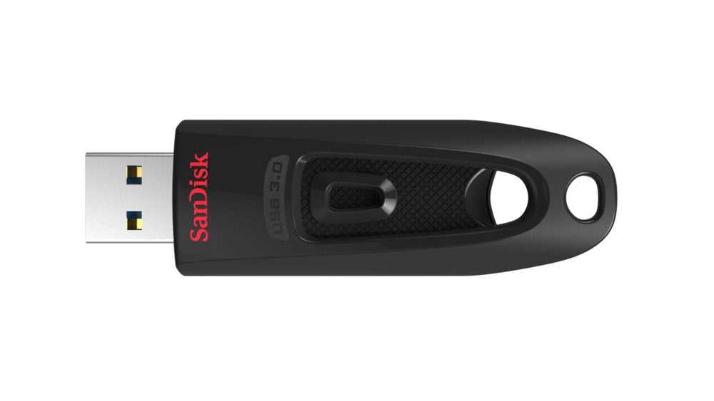 SanDisk Cruzer Ultra | 256GB USB-A 3.2 Flash Drive | Zwart