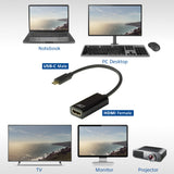 ACT AC7310 | USB-C naar HDMI Adapter | 0,15 m | Zwart